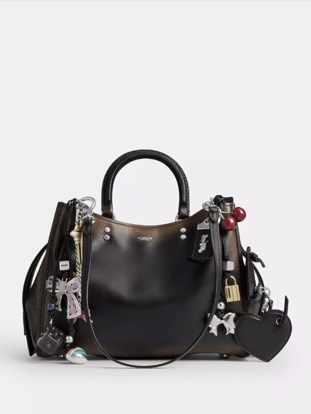 Coach Rogue 31 Loved Leather with Charms - Picture 7 of 16